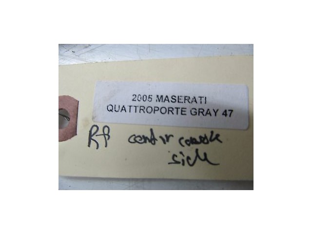 2004-2008 MASERATI QUATTROPORTE M139 OEM RIGHT FRONT CONSOLE TRIM KICK PANEL