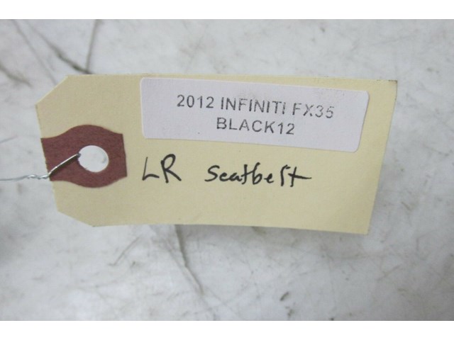  2009-2016 INFINITI FX35 QX70 OEM LEFT REAR DRIVER SIDE SEAT BELT  