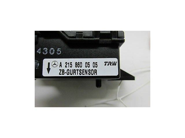 2004-2006 MERCEDES BENZ SL600 R230 OEM RIGHT SEAT BELT TENSIONER SENSOR MODULE