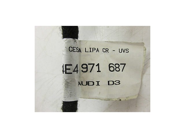 2004-2006 AUDI A8 L QUATTRO D3 OEM RIGHT SIDE REAR DOOR WIRING HARNESS PLUGS