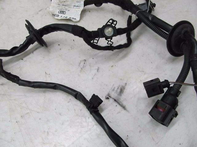 2004-2008 AUDI A8L W12 OEM RIGHT FRONT PASSENGER DOOR WIRING HARNESS 4E0971030AE