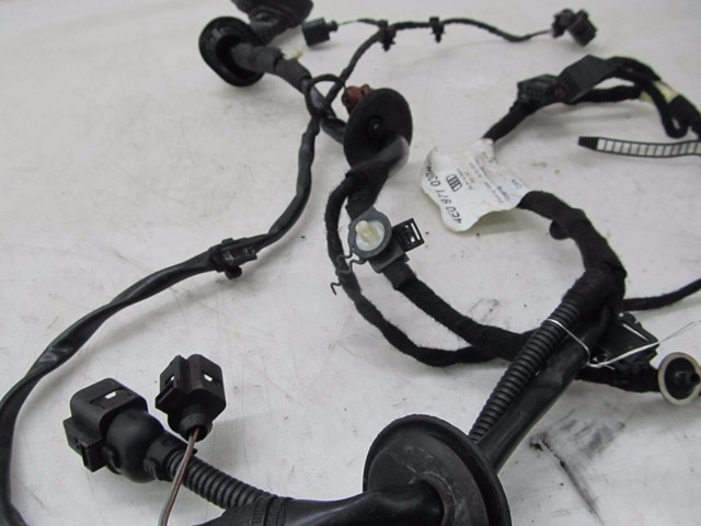 2004-2008 AUDI A8L W12 OEM RIGHT FRONT PASSENGER DOOR WIRING HARNESS 4E0971030AE