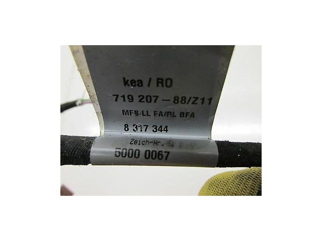 2006-2007 BMW 530XI WAGON E61 OEM LEFT FRONT DRIVER'S LOWER SEAT WIRING HARNESS