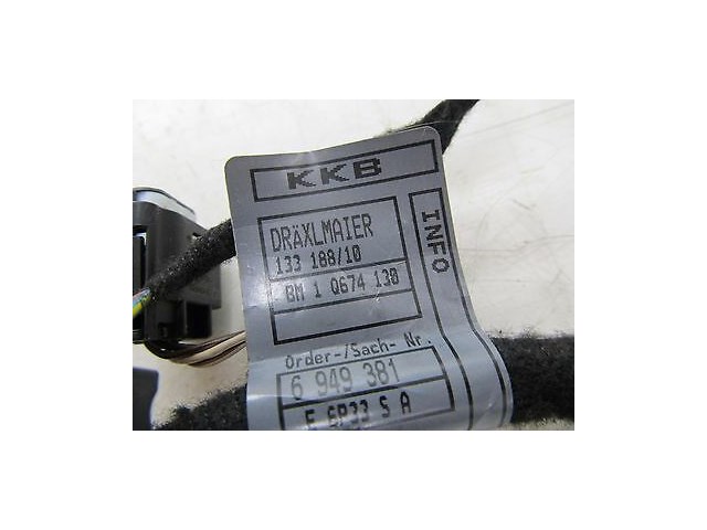 2006-2008 BMW 750LI E66 E65 OEM RIGHT FRONT PASSENGER DOOR WIRING HARNESS