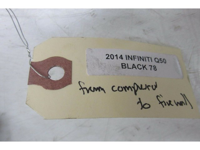 2014-2016 INFINITI Q50 OEM FRONT COMPRESSOR TO FIREWALL AC PIPE LINE 