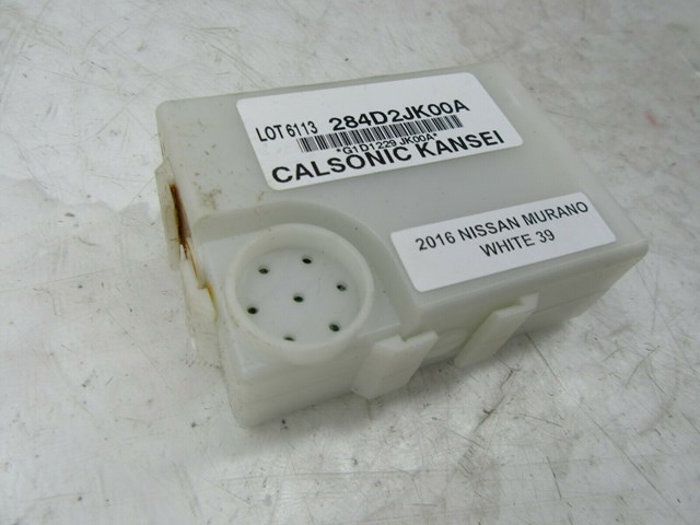 2015-2019 NISSAN MURANO OEM THEFT/GATEWAY REMOTE CONTROL MODULE 284D2JK00A