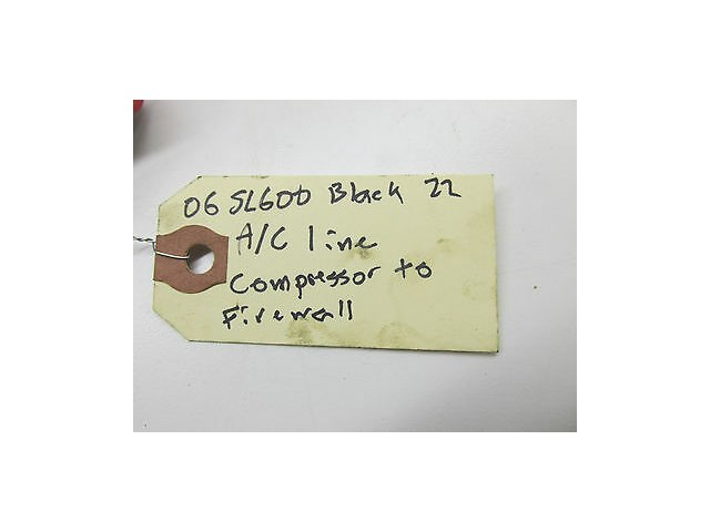 2004-2006 MERCEDES BENZ SL600 R230 OEM A/C COMPRESSOR TO FIREWALL HOSE LINE