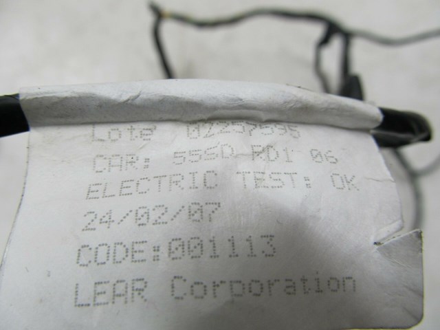 2005-2009 SAAB 9-5 OEM RIGHT REAR PASSENGER DOOR WIRING HARNESS PLUGS 5602966