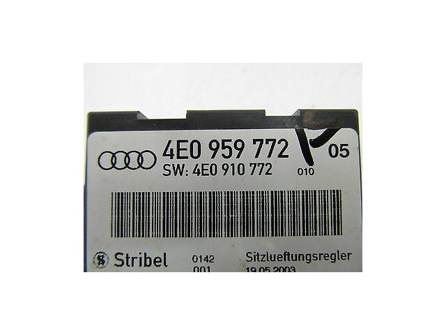 2004-2006 AUDI A8 L QUATTRO D3 OEM RIGHT FRONT SEAT VENTILATION CONTROL MODULE