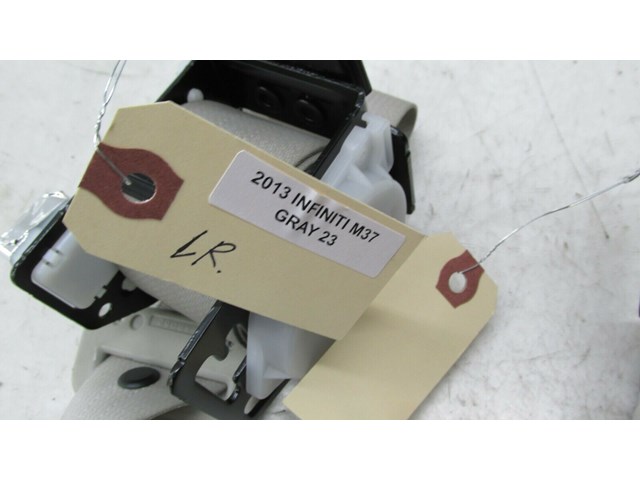 2011-2018 INFINITI M37 Q70 OEM REAR PASSENGER SEAT BELTS SET OF 3 