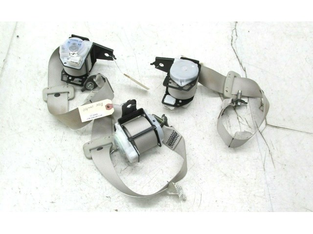 2011-2018 INFINITI M37 Q70 OEM REAR PASSENGER SEAT BELTS SET OF 3 