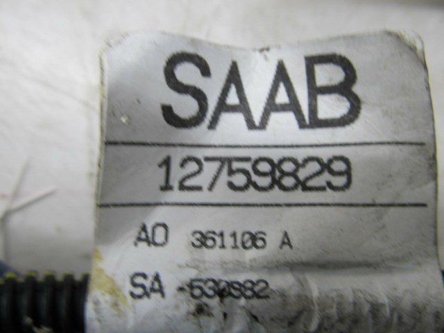 2004-2011 SAAB 9-3 OEM RIGHT REAR PASSENGER DOOR WIRING HARNESS PLUGS 12759829