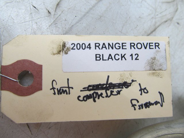  2003-2006 RANGE ROVER HSE OEM FRONT COMPRESSOR TO FIREWALL PIPE 