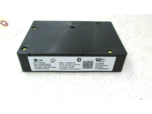 2017-2019 BUICK LACROSSE OEM LEFT FRONT DASH COMMUNICATION CONTROL MODULE    