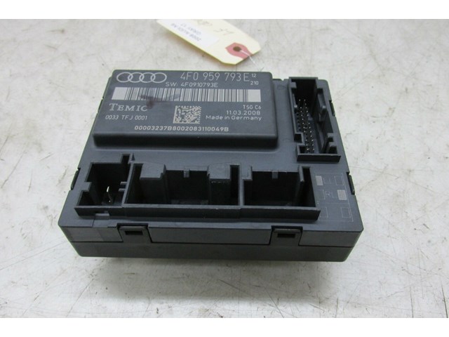 2005-2008 AUDI A6 C6 OEM LEFT FRONT DRIVER DOOR  CONTROL MODULE 4F0959793E