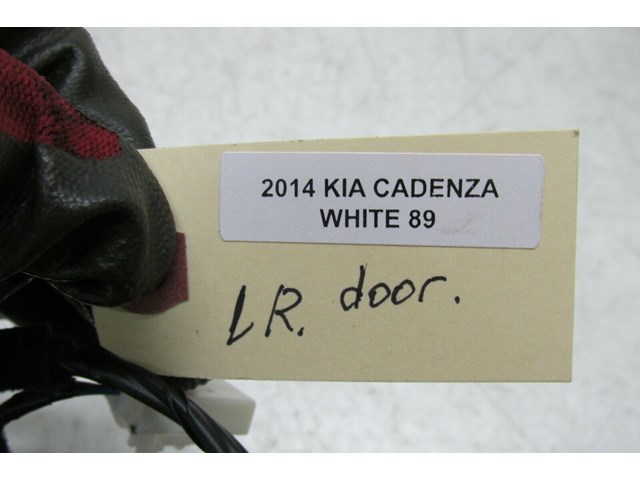 2014-2016 KIA CADENZA OEM LEFT REAR DRIVER SIDE DOOR WIRING HARNESS 