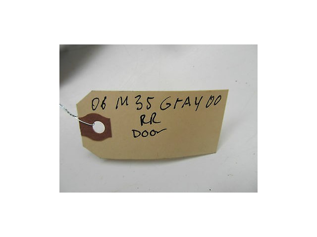 2006-2009 INFINITI M35 OEM RIGHT SIDE REAR DOOR WIRING HARNESS WIRES PLUGS