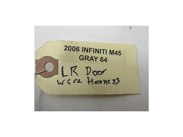 2006-2009 INFINITI M45 M35 OEM LEFT REAR DRIVER SIDE DOOR WIRING HARNESS