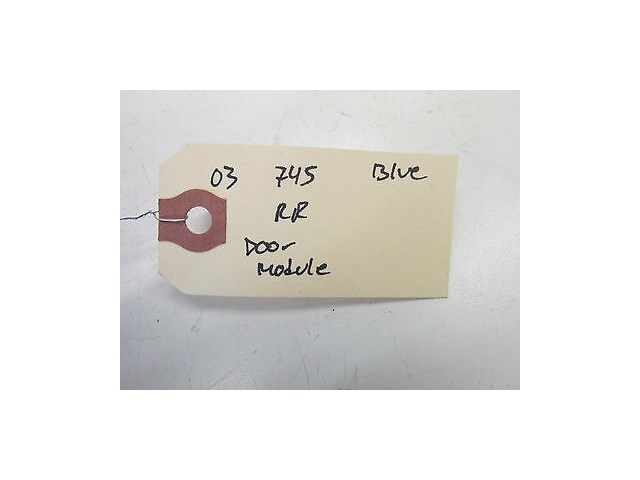 2002-2004 BMW 745LI E66 OEM RIGHT PASSENGER REAR DOOR MODULE COMPUTER