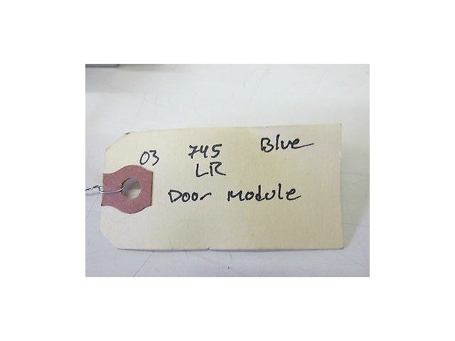 2002-2004 BMW 745LI E66 OEM LEFT REAR DOOR MODULE COMPUTER DRIVER SIDE