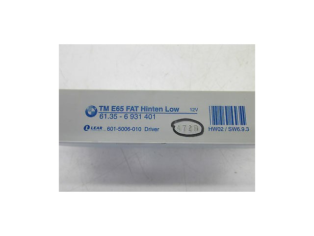 2002-2004 BMW 745LI E66 OEM LEFT REAR DOOR MODULE COMPUTER DRIVER SIDE