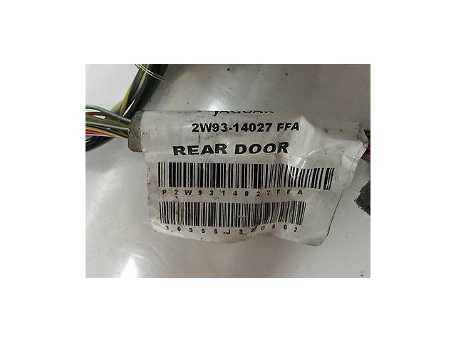 2004-2007 JAGUAR XJR X350 OEM RIGHT REAR PASSENGER SIDE DOOR WIRING HARNESS