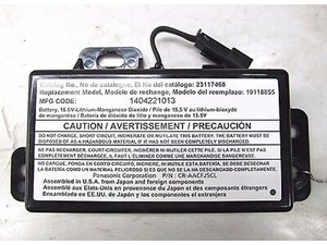 2013-2016 CADILLAC ATS OEM BACKUP BATTERY MODULE 23117460