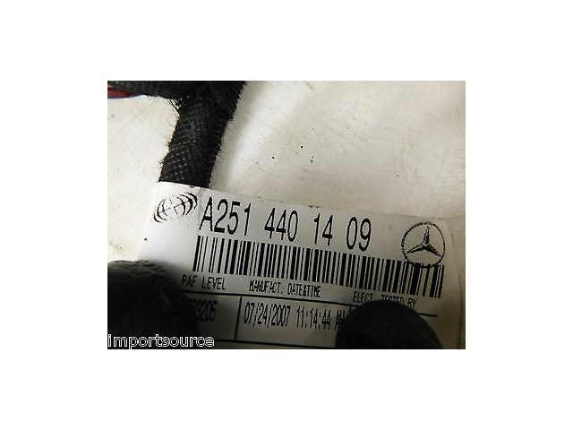 2007-2012 MERCEDES GL450 X164 OEM RIGHT FRONT PASSENGER DOOR WIRING HARNESS WIRE