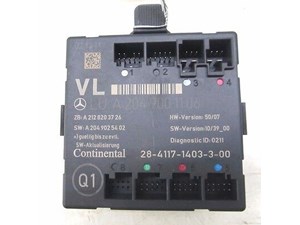 2012-2014 MERCEDES C250 W204 OEM LEFT FRONT DOOR CONTROL UNIT MODULE A2128203726