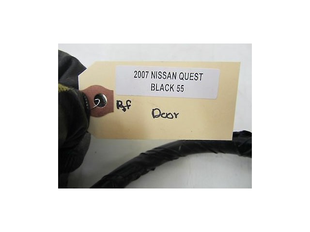 2007-2009 NISSAN QUEST OEM RIGHT FRONT PASSENGER SIDE DOOR WIRING HARNESS