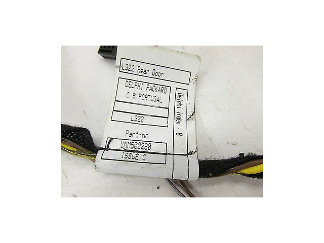 2003-2005 RANGE ROVER HSE L322 OEM LEFT REAR DRIVER DOOR WIRING HARNESS