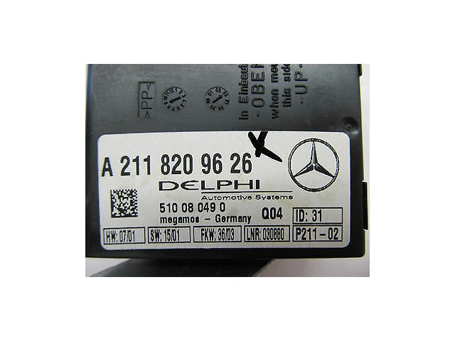 2003-2006 MERCEDES BENZ E500 W211 OEM RIGHT REAR ALARM UNIT TOWING SENSOR MODULE