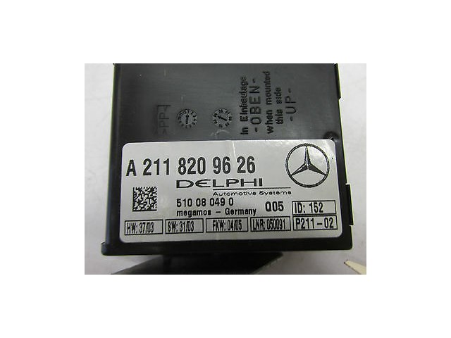 2003-2006 MERCEDES BENZ E500 W211 OEM RIGHT REAR ALARM UNIT TOWING SENSOR MODULE