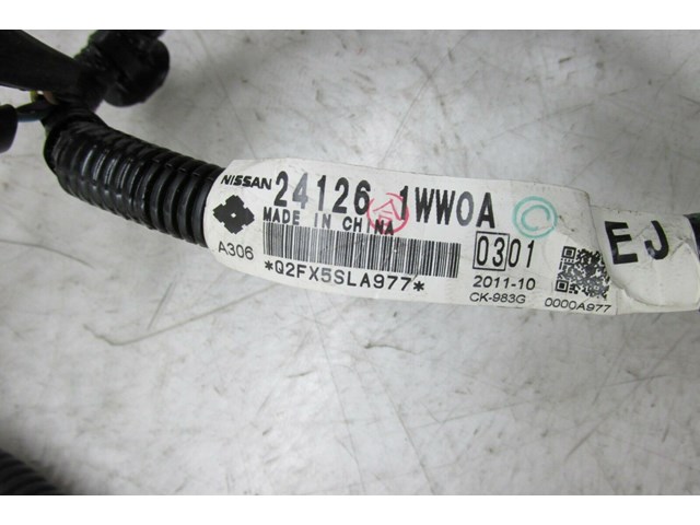 2009-2016 INFINITI FX35 QX70 OEM LEFT REAR DRIVER SIDE DOOR WIRING HARNESS