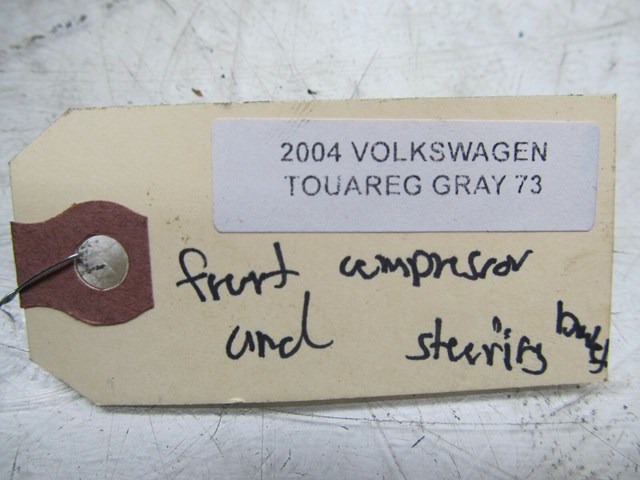 2004-2007 VOLKSWAGEN TOUAREG OEM FRONT COMPRESSOR/POWER STEERING SUPPORT BRACKET