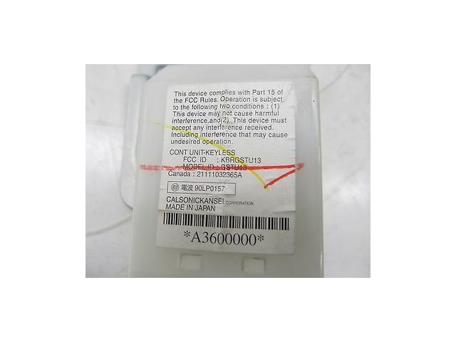 2006-2008 NISSAN 350Z COUPE OEM RIGHT FRONT KEYLESS ENTRY ASSIST CONTROL MODULE