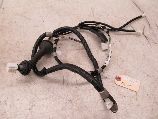  2004-2009 LEXUS RX350 RX330 OEM RIGHT REAR DOOR WIRING HARNESS 