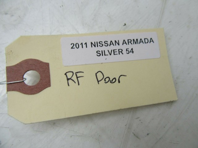 2008-2012 NISSAN ARMADA OEM RIGHT FRONT DOOR EXTERIOR HANDLE KEYLESS ENTRY