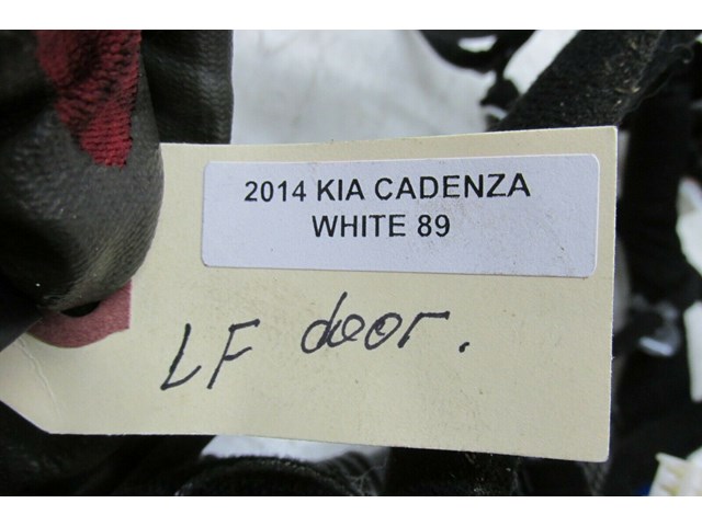 2014-2016 KIA CADENZA OEM LEFT FRONT DRIVER SIDE DOOR WIRING HARNESS 