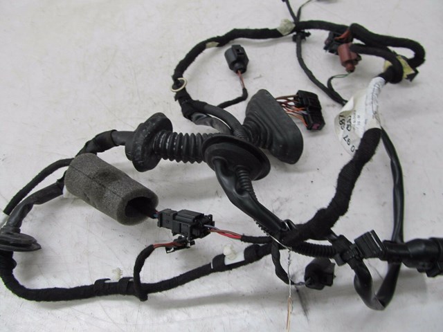 2004-2008 AUDI A8L W12 OEM RIGHT REAR PASSENGER DOOR WIRING HARNESS 4E0971687BM