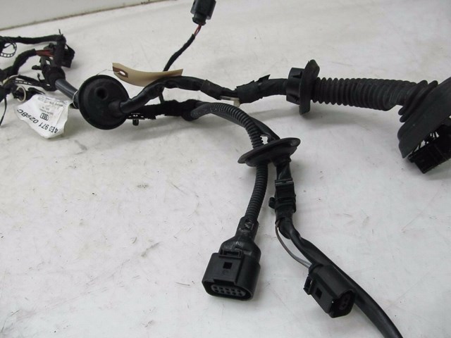 2004-2008 AUDI A8L W12 OEM LEFT FRONT DOOR WIRING HARNESS 4E0971029BC