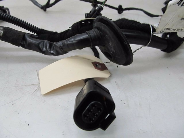 2004-2008 AUDI A8L W12 OEM LEFT FRONT DOOR WIRING HARNESS 4E0971029BC