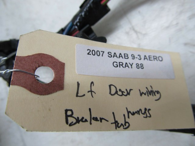 2004-2011 SAAB 9-3 AERO OEM LEFT FRONT DRIVER DOOR WIRING HARNESS 