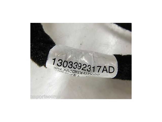 2012-2015 VOLKSWAGEN BEETLE A5 OEM RIGHT PASSENGER DOOR WIRING HARNESS PLUGS