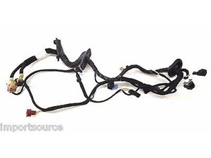 2012-2015 VOLKSWAGEN BEETLE A5 OEM RIGHT PASSENGER DOOR WIRING HARNESS PLUGS