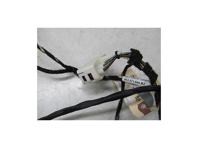 2008-2013 VOLKSWAGEN GTI MK6 OEM RIGHT REAR PASSENGER DOOR WIRING HARNESS