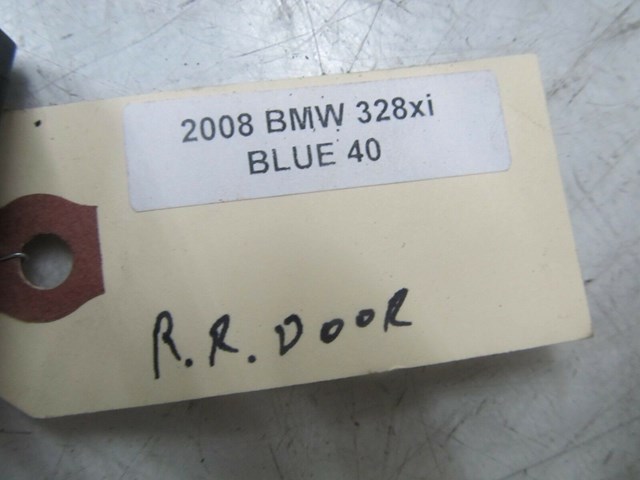 2007-2010 BMW 328xi E90 OEM RIGHT REAR PASSENGERS SIDE DOOR WIRING HARNESS 