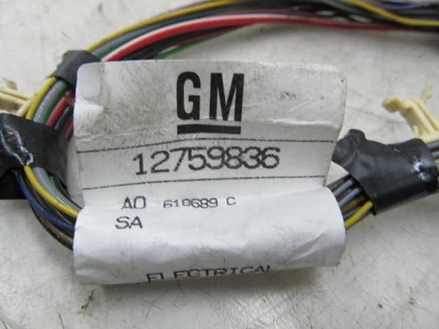 2004-2011 SAAB 9-3 AERO OEM RIGHT FRONT PASSENGER DOOR WIRING HARNESS 