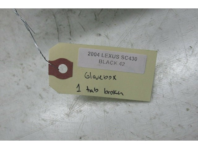 2002-2006 LEXUS SC430 OEM DASH COMPARTMENT GLOVE BOX ASSEMBLY 