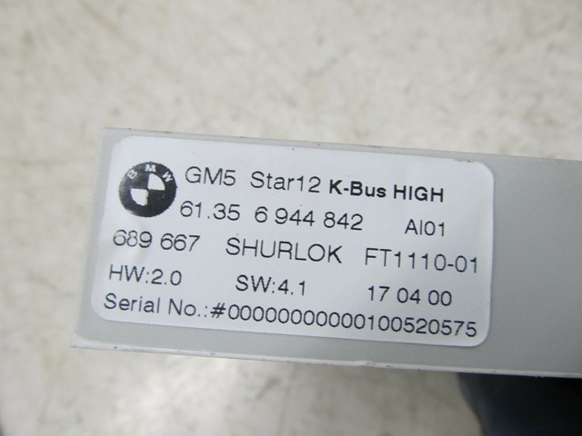 O2-O6 BMW M3 E46 COUPE OEM RIGHT FRONT BCM BODY CONTROL MODULE 